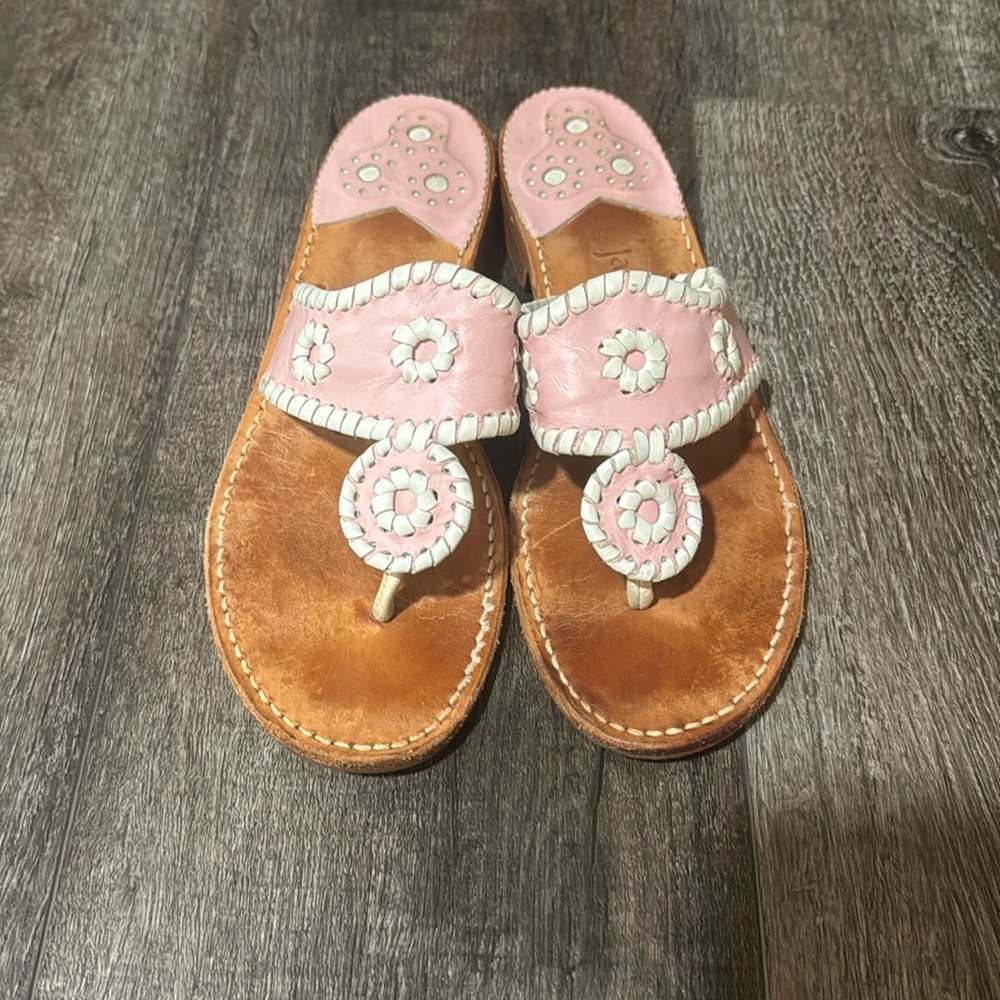 Jack Rogers-Signature Jacks Flat Sandal- size 7 M